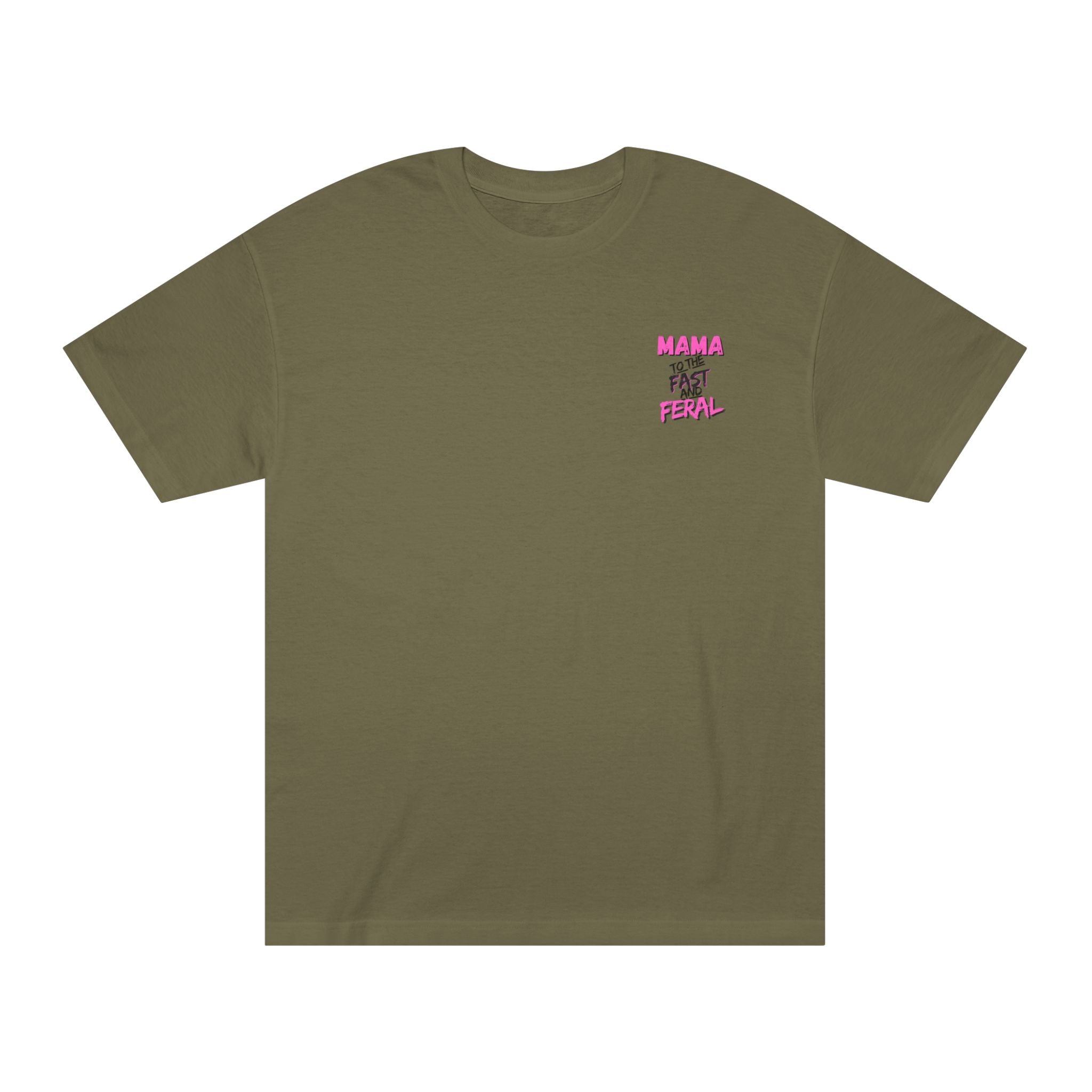 Pink-"Raising Them Fast and Feral Tee"