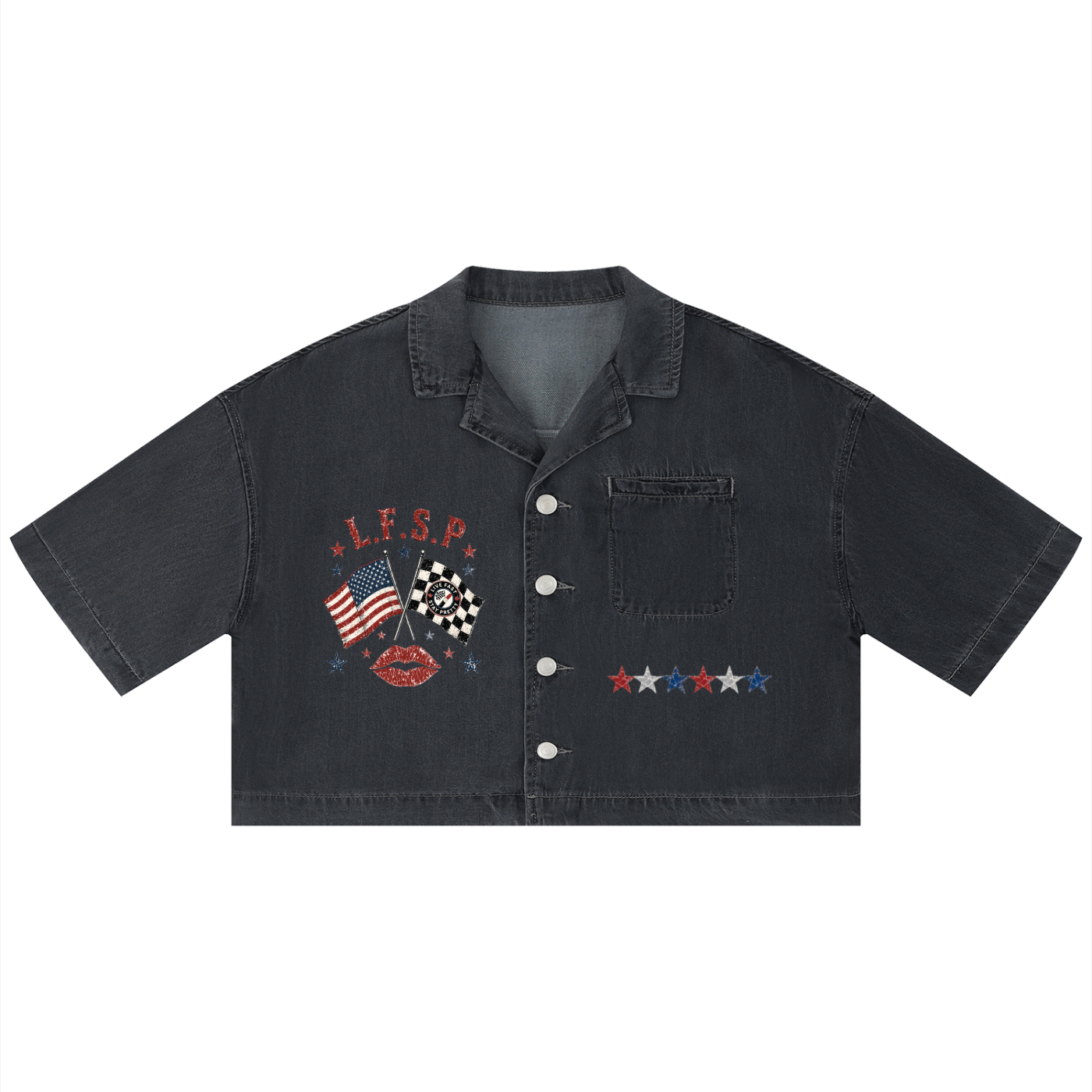 Vintage Washed America Shirt