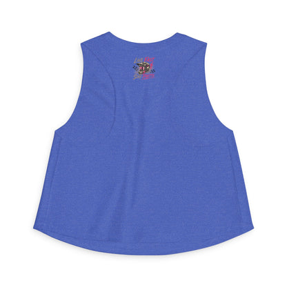 Live Fast Stay Pretty Dirt Bike Racer Crop Top | Moto Graphic Tank