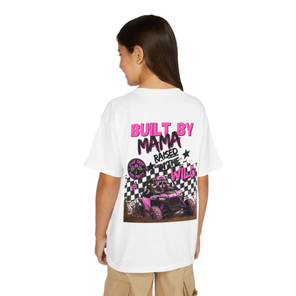 Youth T-Shirt — "Built by Mama Raised Wild" Off‑Road Quad Graphic