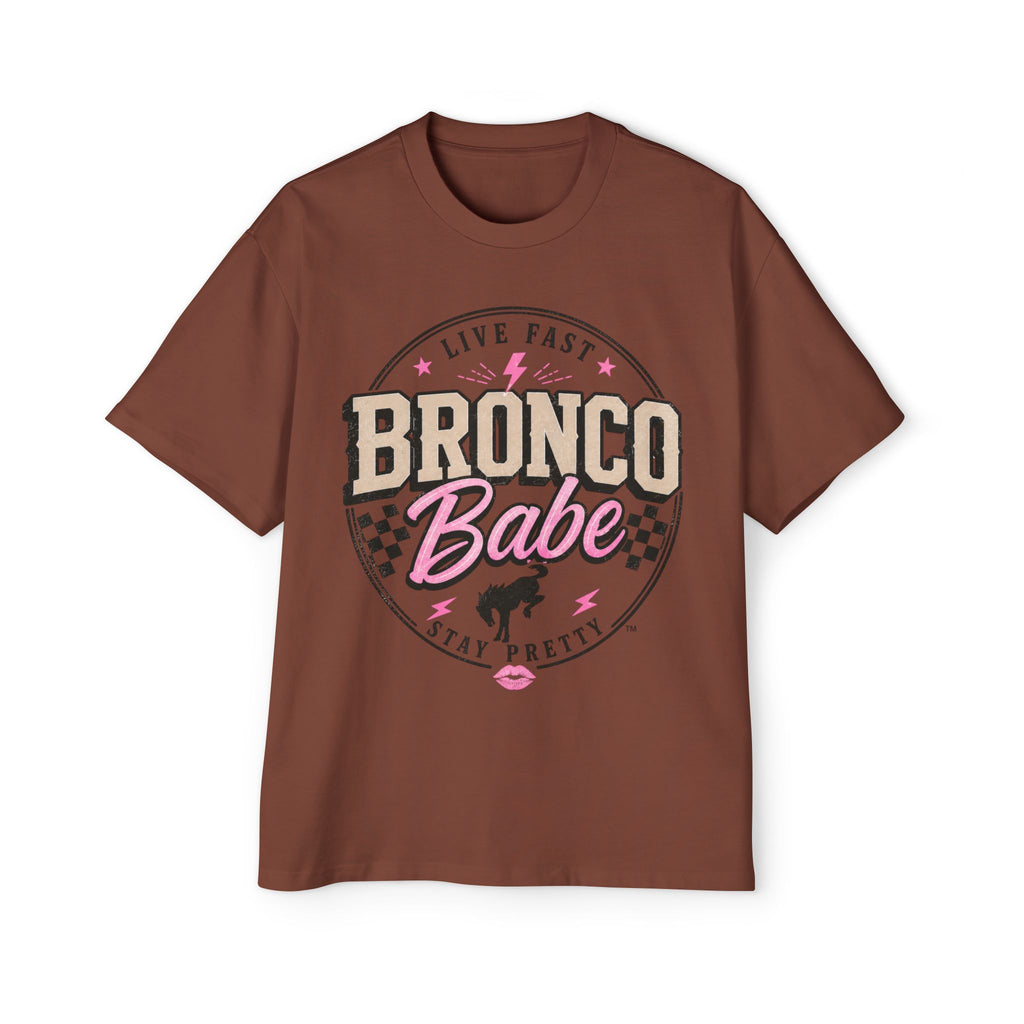 Bronco Babe Graphic Tee — Heavy, Oversized Tee