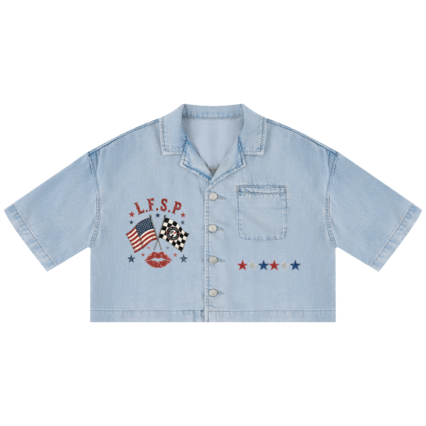 Vintage Washed America Shirt