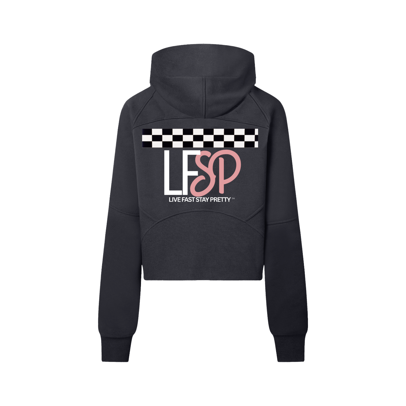 Cropped Half-Zip Hoodie
